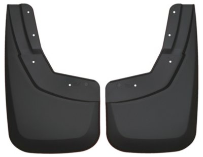 Husky Liners H2156091 Custom Fit Mud Flaps - Black, Plastic, Direct Fit