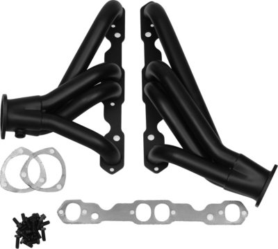 Hooker H262460 Competition Headers - Painted Black, Steel, 4-1, Not Street Legal In Ca Or Any State Adopting Ca Emissions - Intended For Closed Circuit Competition Use Only, Direct Fit