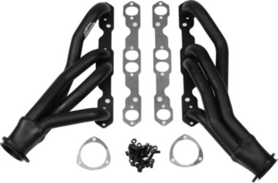 Hooker H262466 Competition Headers - Painted Black, Steel, 4-1, Not Street Legal In Ca Or Any State Adopting Ca Emissions - Intended For Closed Circuit Competition Use Only, Direct Fit