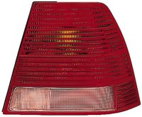 Hella H57963669031 Tail Light Lens - Red and clear, Stainless Steel, Direct Fit