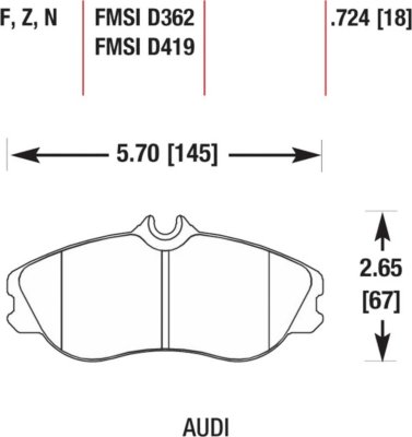 Hawk Brake Pad Set