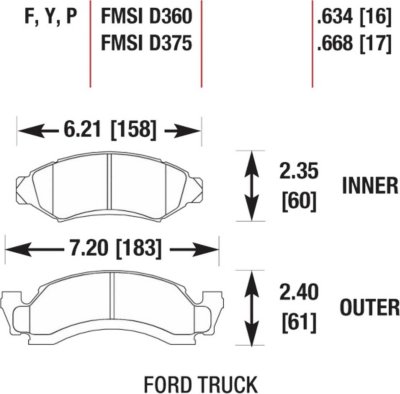 Hawk Brake Pad Set