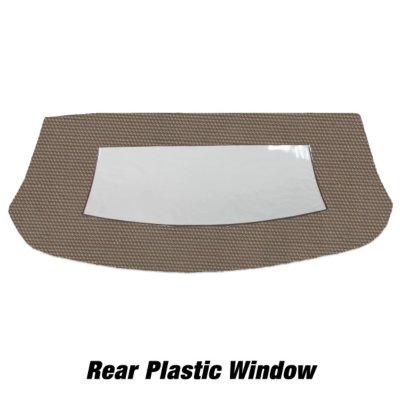 Kee Auto Top KEECD3062CO17SDX Convertible Rear Window - Sandalwood, charcoal, Sailcloth, Direct Fit