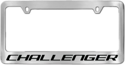 License Frame Inc LFRDOV1 License Plate Frame - Chrome, Brass, Direct Fit