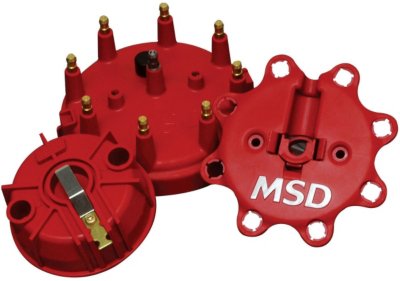 MSD M4684085 Cap and Rotor - Red, Rynite, Direct Fit