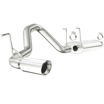 Magnaflow M6615248 Performance Exhaust System - 3 in. Main Piping Diameter, Single, Rear (Passenger's Side), Natural, Stainless Steel