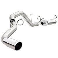 Magnaflow M6615332 Diesel Performance Exhaust System - 4 in. Main Piping Diameter, Single, Rear (Passenger's Side), Natural, Stainless Steel