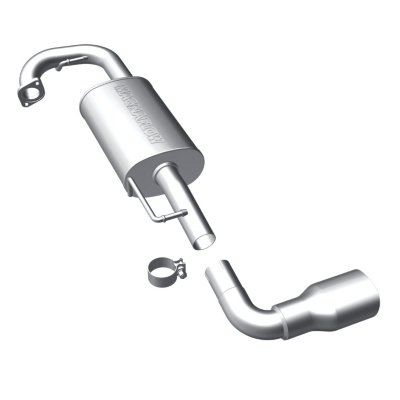 Magnaflow M6615487 Performance Exhaust System - 2.5 in. Main Piping Diameter, Single, Rear (Driver's Side), Natural, Stainless Steel