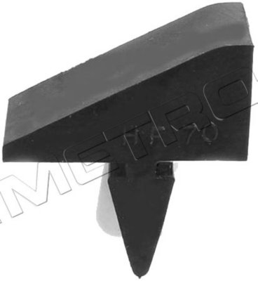 Metro Moulded M71HF70 Hood Bumper - Direct Fit