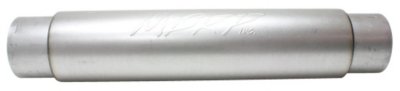 MBRP M79M2050 Diesel Muffler - Single, Center, Natural, Aluminized Steel, Universal