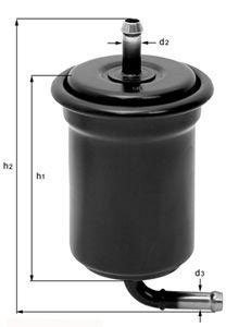 Mahle MAHKL523 Fuel Filter - Direct Fit
