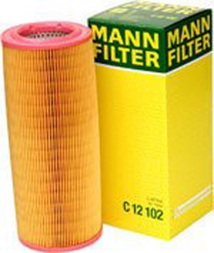 Mann-Filter MANC12102 Air Filter - Paper, Dry, Disposable, Direct Fit