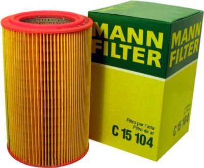 Mann-Filter MANC15104 Air Filter - Paper, Dry, Disposable, Direct Fit