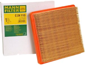 Mann-Filter MANC24113 Air Filter - Paper, Dry, Disposable, Direct Fit