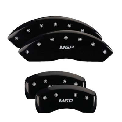 MGP MGP17180SMGPBK Caliper Cover - Black Powdercoat, Aluminum