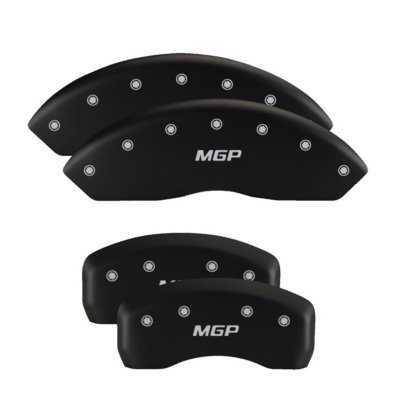 MGP MGP17180SMGPMB Caliper Cover - Matte Black Powdercoat, Aluminum