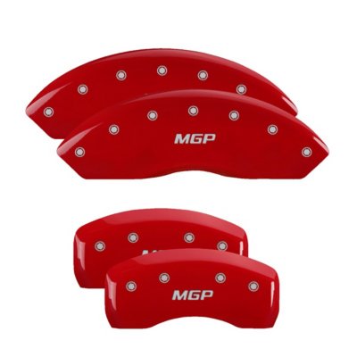 MGP MGP17180SMGPRD Caliper Cover - Red Powdercoat, Aluminum