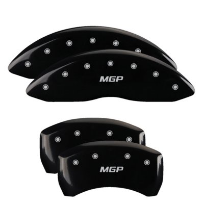 MGP MGP18011SMGPBK Caliper Cover - Black Powdercoat, Aluminum