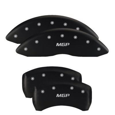 MGP MGP18011SMGPMB Caliper Cover - Matte Black Powdercoat, Aluminum