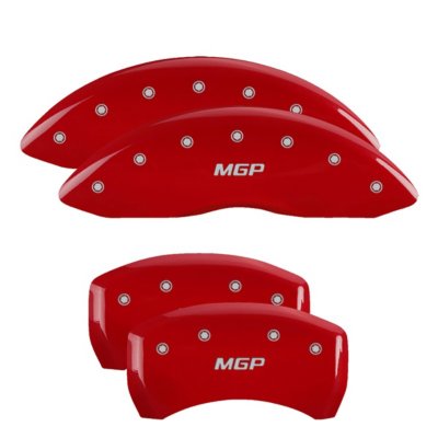 MGP MGP18011SMGPRD Caliper Cover - Red Powdercoat, Aluminum
