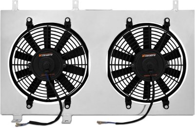 Mishimoto MISMMFSGC893 Cooling Fan Assembly - Natural, Dual, Radiator Fan, Direct Fit