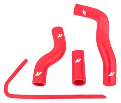 Mishimoto MISMMHOSEBRZ13RD Radiator Hose - Red, Silicone, Direct Fit