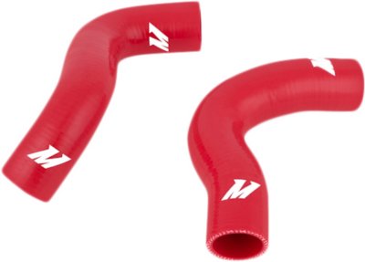 Mishimoto MISMMHOSEFXT04RD Radiator Hose - Red, Silicone, Direct Fit