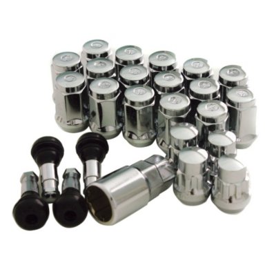 Mr Lugnut MRN5454K6 Lug Nut - Chrome, Steel, Universal