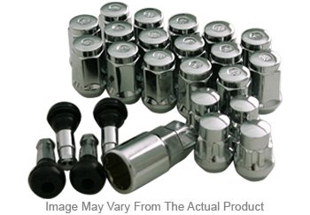 Mr Lugnut MRN5455K6 Lug Nut - Chrome, Steel, Direct Fit