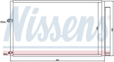 Nissens A/C Condenser