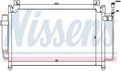 Nissens A/C Condenser