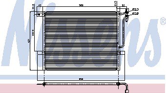Nissens A/C Condenser