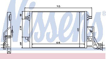 Nissens A/C Condenser