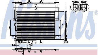 Nissens A/C Condenser