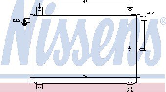 Nissens A/C Condenser