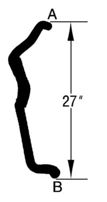 Omix Radiator Hose