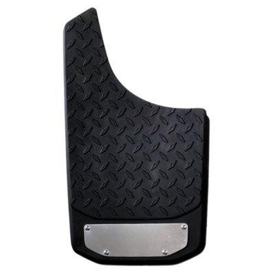 Power Flow P413105 Big Mudder Mud Flaps - Black, Rubber, Universal