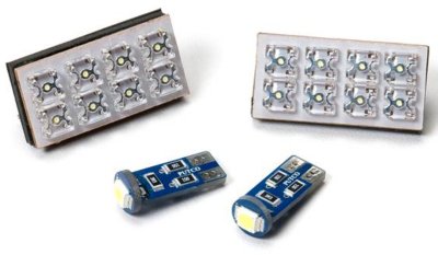 Putco P45980098 Dome Light - White, LED, Direct Fit