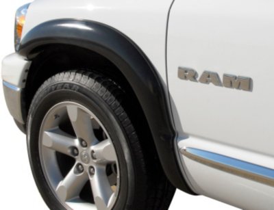 Complete Set 4 Fender Flares For Dodge Ram 1500 2002-2008 – Raw Black ABS – TSC