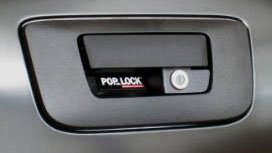 Pop & Lock PLKPL2500 Tailgate Lock - Black, Direct Fit