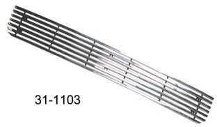 Paramount Restyling PMR311103 Billet Grille - Polished, Aluminum, Bumper Grille, Direct Fit