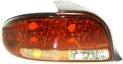 ReplaceXL R-11-5336-01 Tail Light - Amber, Clear & Red Lens, DOT, SAE compliant, Direct Fit