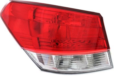 ReplaceXL R-REPS730182 Tail Light - Clear & Red Lens, DOT, SAE compliant, Direct Fit
