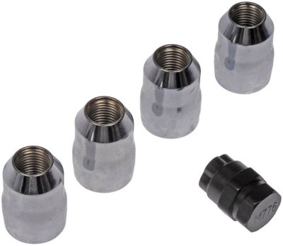Dorman RB711621 Wheel Lock Set - Chrome, Direct Fit
