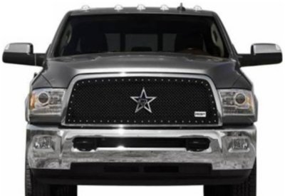 RBP RBP251463 RX-1 Billet Grille - Powdercoated Black, Stainless Steel, Mesh, Grille assembly, Direct Fit