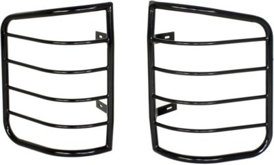 N-Dure REPC730416 Tail Light Guard - Powdercoated Black, Steel, Direct Fit