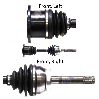Replacement Chassis Axle Assembly