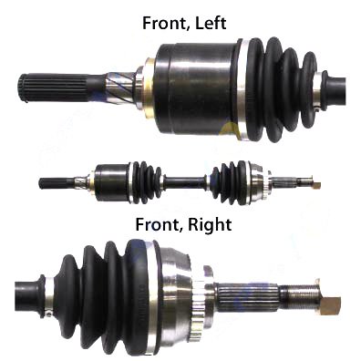 Replacement Chassis Axle Assembly