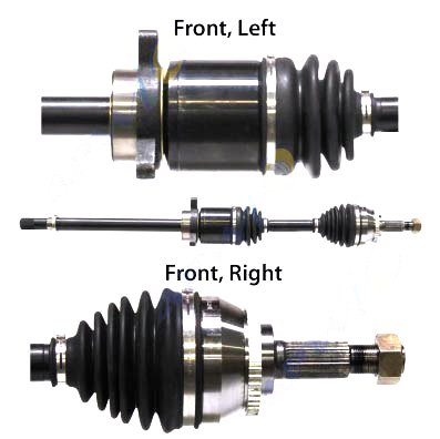 Replacement Chassis Axle Assembly