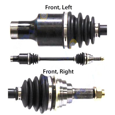 Replacement Chassis Axle Assembly